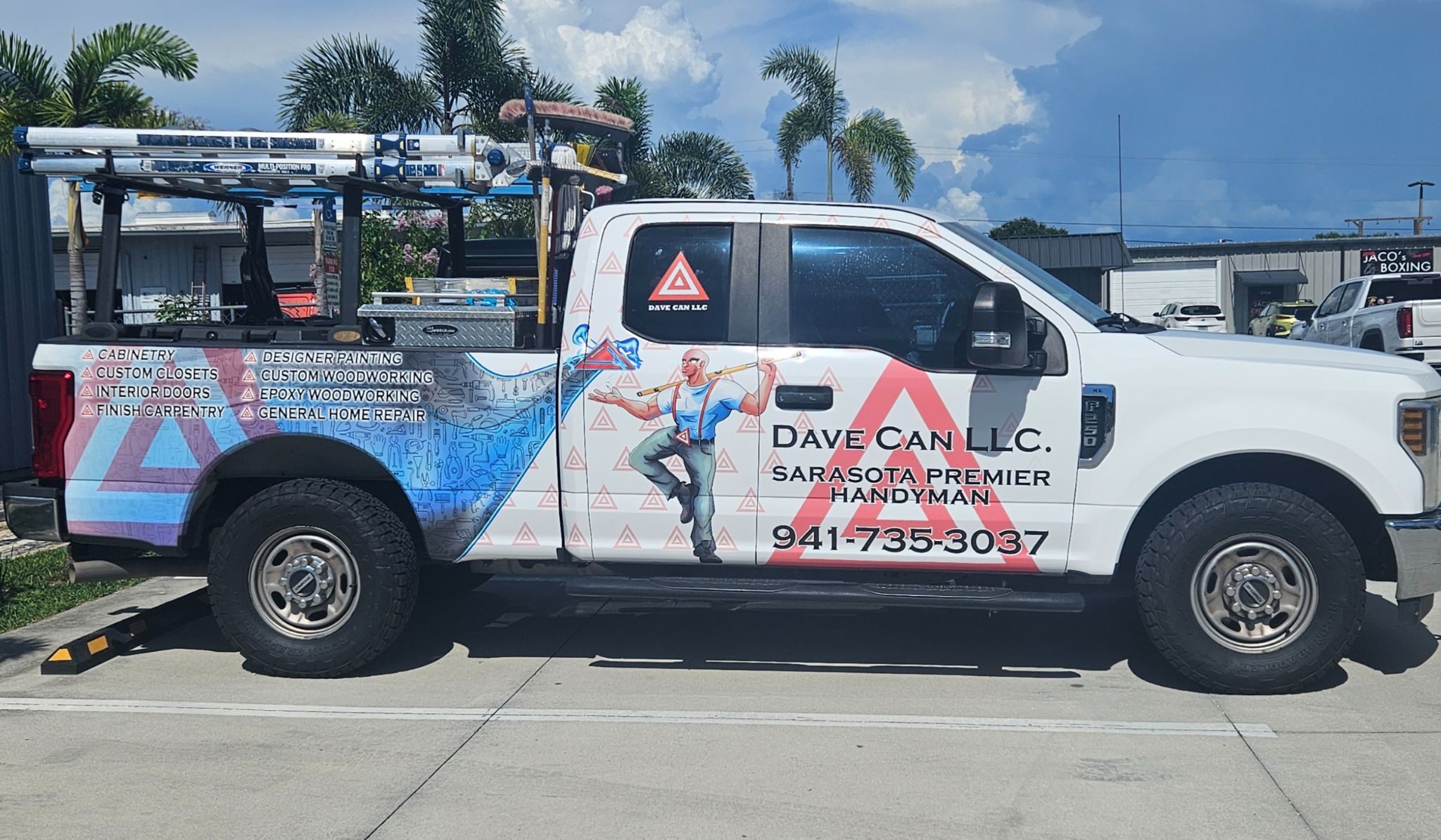 Dave Can LLC’s original handyman truck in Sarasota